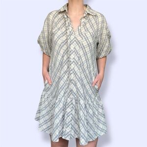 SIMKHAI Simkhai Women's Crissy Raglan Puff Sleeve Mini Dress